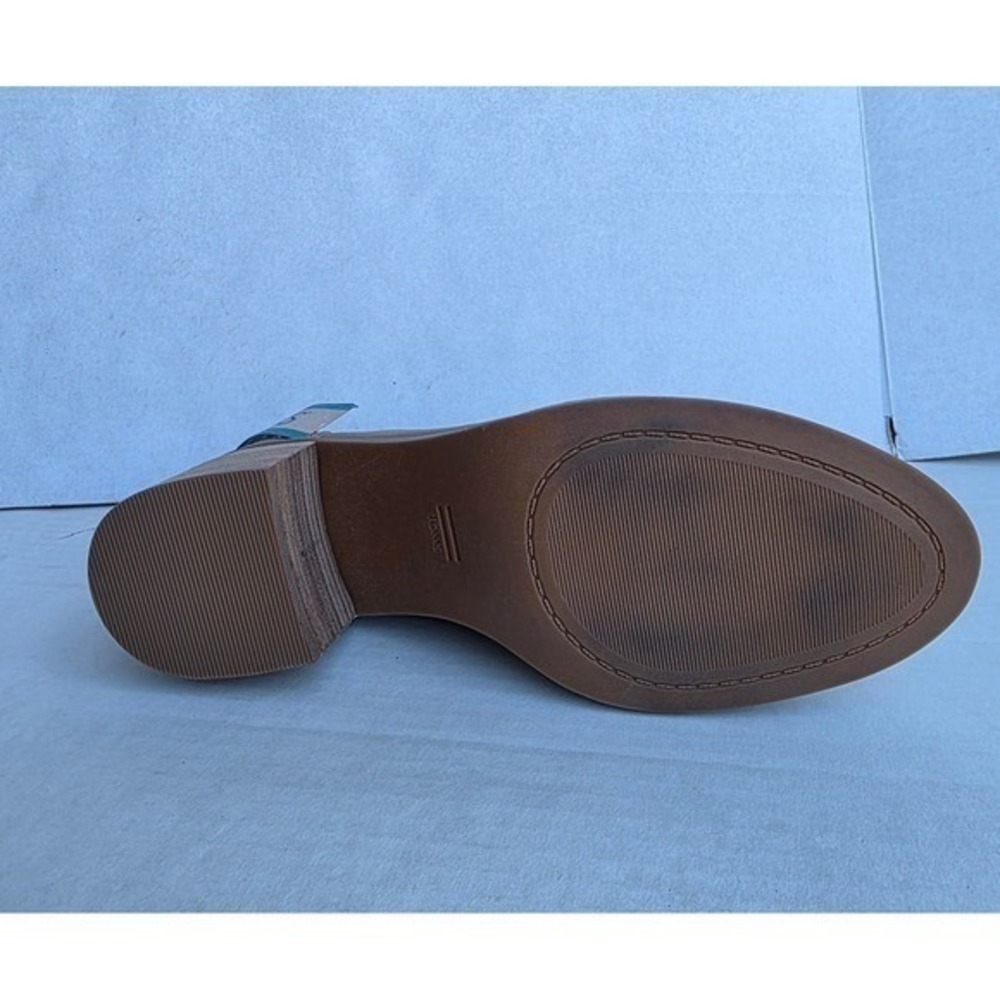 TOMS Evelyn Chelsea Ankle‎ Boots Sustainable Suede Leather Dune Brown Size 7 NWT - Picture 9 of 9